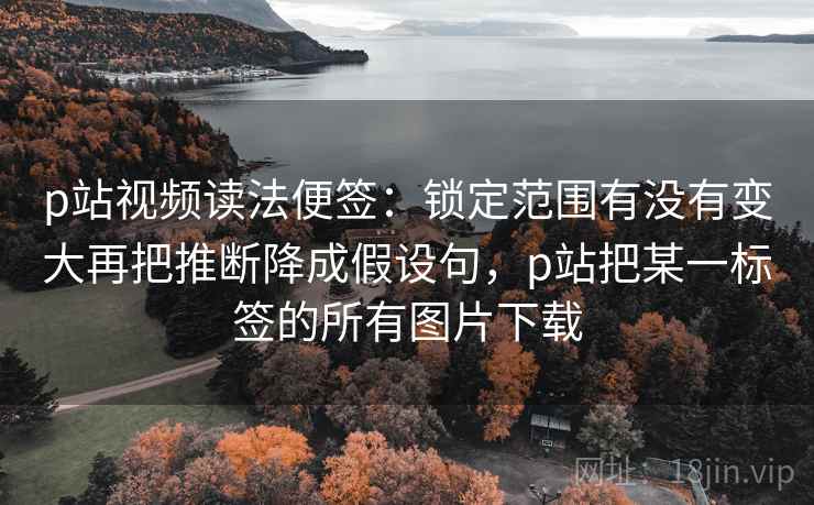 p站视频读法便签:锁定范围有没有变大再把推断降成假设句,p站把某一标签的所有图片下载 p站视频读法便签:锁定范围有没有变大再把推断降成假设句,p站把某一标签的所有图片下载